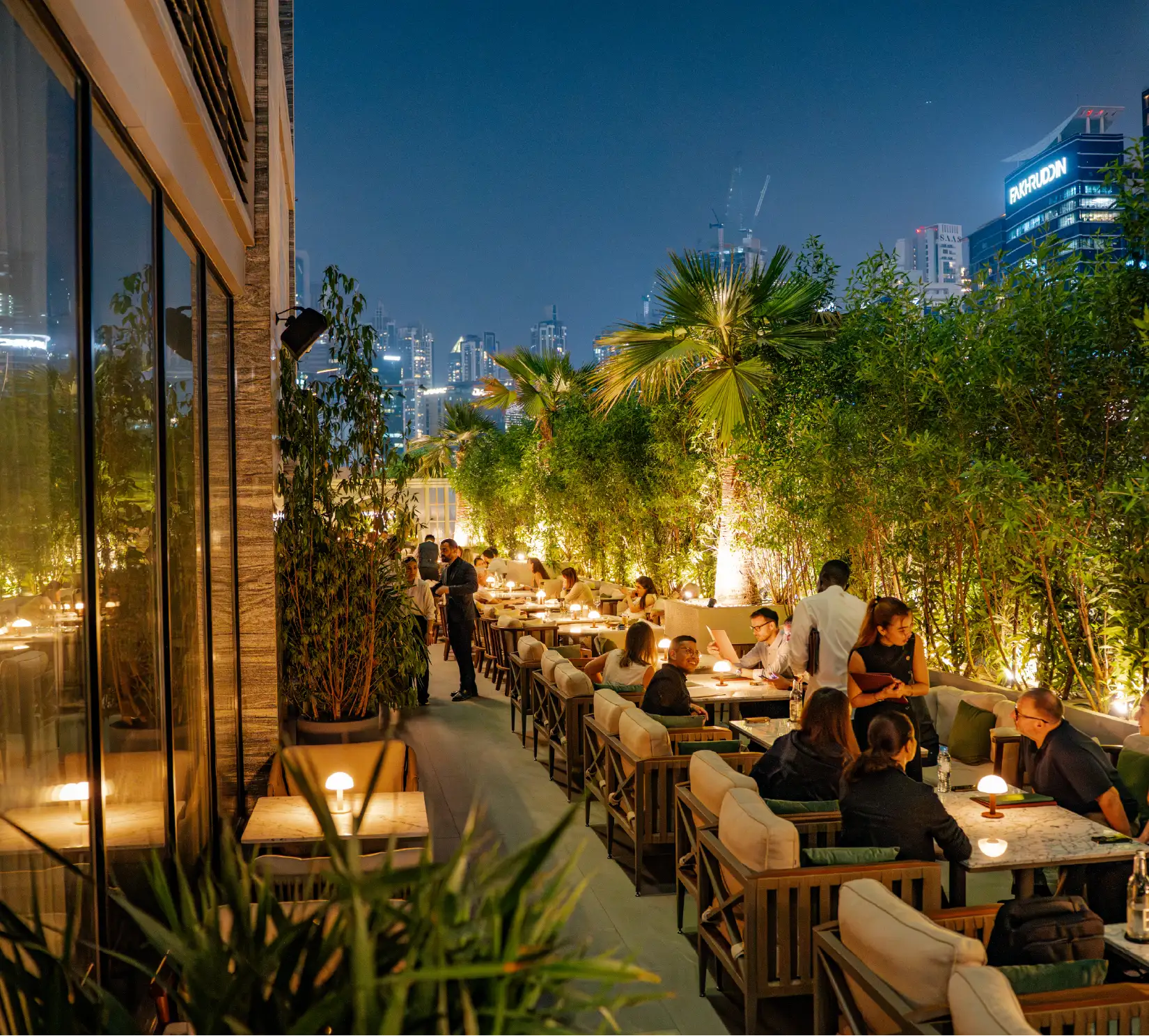 Night Setting The Banc- comp